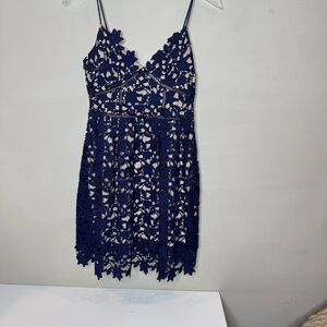 Love + Harmony Navy Lace Dress size small